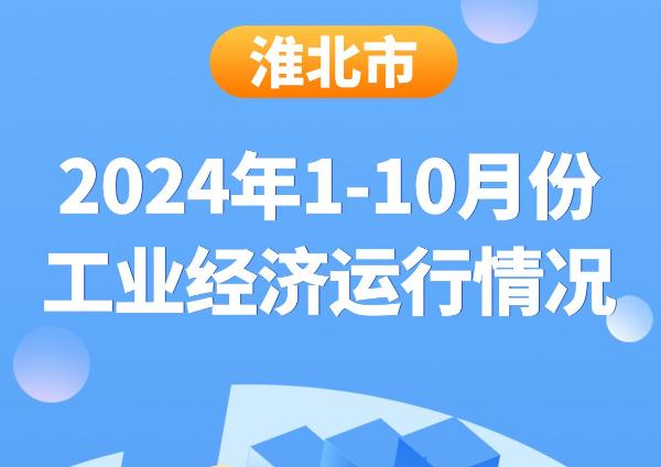淮北市2024年1-10月份工業經濟運行情況